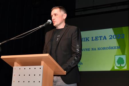 Predsednik Zveze športnih društev Ravne na Koroškem Bogdan Tušek